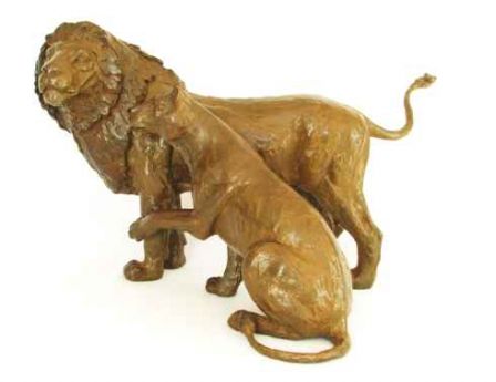 lion et lionne