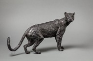 Leopard (Panthere Noire) L:44cm-H:26cm